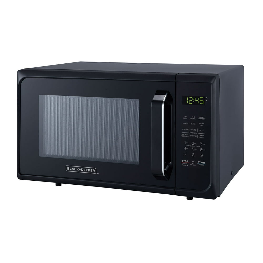 Black+Decker 900 Watt 0.9 Cubic Feet Countertop Microwave Oven, Matte