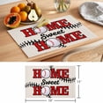 thumbnail image 6 of White Red Baseball Placemats Set of 6 Modern Art Funny Words Place Mats Indoor Wipeable Table Mats Washable Cloth Dining Table Placemats for Kitchen Holiday Party Home Decor 13x19 Inch, 6 of 9