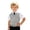 Grey, variant on QWERTY Kids Boys Girls V Neck Sweater Vest Sleeveless School Uniform First Day of School Essential Size 18-24 Months