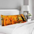 thumbnail image 2 of BSDHOME Golden Autumn Leafs Fall Forest Rive Body Pillow Covers Case Protector 20x60 inch, 2 of 2