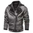 thumbnail image 3 of Chaqueta acolchada de algodón para exteriores para motocicleta, de piel cálida y acolchada, de talla grande, de estilo europeo y americano, para hombre, 3 of 6
