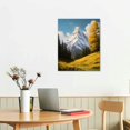thumbnail image 2 of Nawypu Mountain Wall Art Framed Snow Mountain and Trees Pictures Canvas Wall Art Home Decor Wall Art Canvas Paintings Ready To Hang for Living Room,Bedroom, Office And Kitchen 16x20 inch, 2 of 4