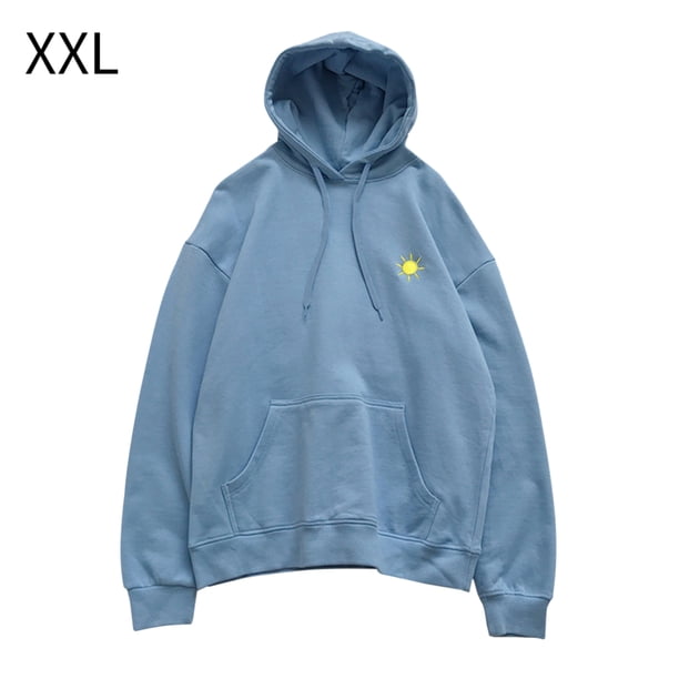 Sudadera con capucha de primavera con estampado de hombres y mujeres, suéter con capucha, abrigo, top de pareja, azul, XXL sidaley AP001403-29B
