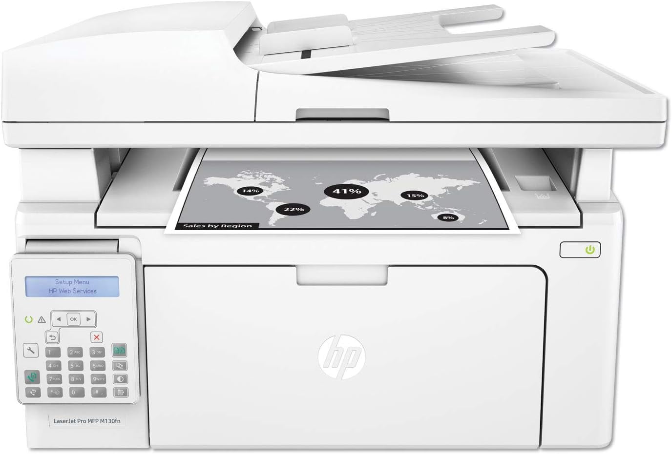 HP LaserJet Pro M130fn All-in-One Laser Printer G3Q59A#BGJ (Sold without manufacturer warranty)