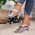 thumbnail image 7 of Domuza Orthopedic Casual Sandals for Women Arch Support Flat Wedge Sandals Breathable Non Slip Slip on Sneakers Comfort 2026 Orthopedic Shoes Blue 9（EU-42）, 7 of 7