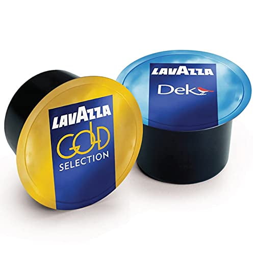 Lavazza Blue Capsules Coffee Pods, Best Value Variety Pack Gold Collection and Decaf (Dek) for
