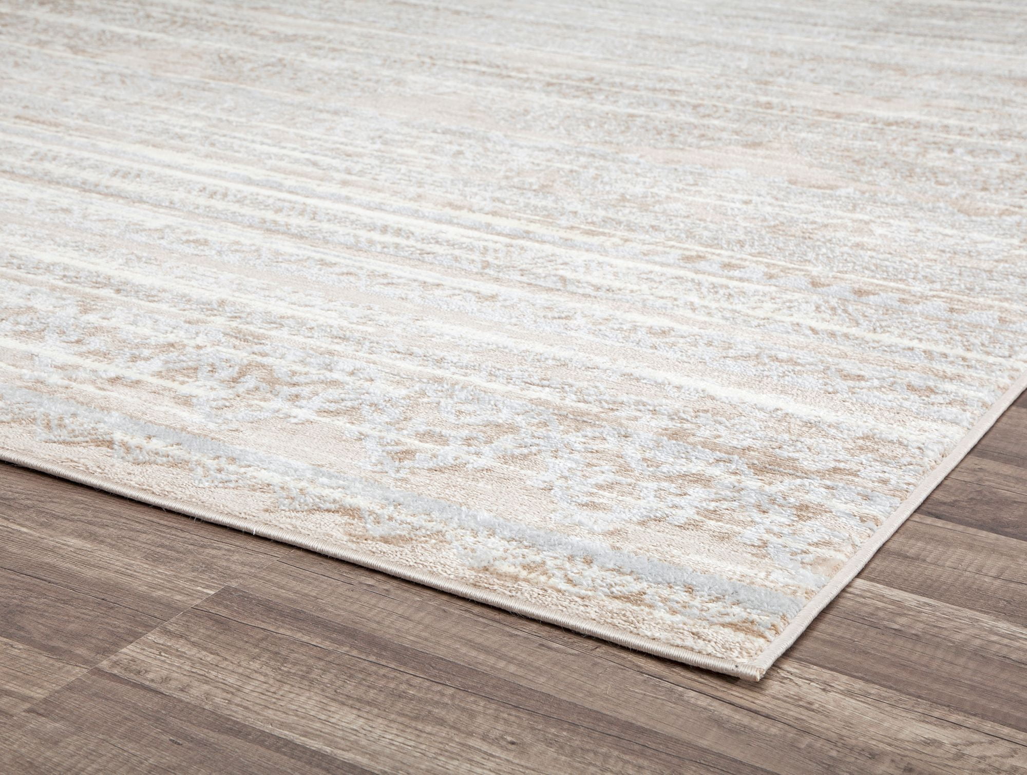 Rugs America LennoxLX10B Misty Cream Oriental Transitional Cream Area Rug, 9'x12'