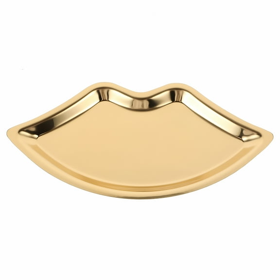 ACDANC Decorative Tray Perfume Makeup Organizer Small Tray Stainless Steel Jewelry Holder