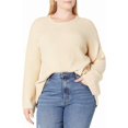 thumbnail image 4 of The Drop Womens Alice Crew-Neck Back-Slit Ribbed Pullover Sweaterpullover-Sweaters, 4 of 6