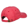 thumbnail image 4 of Mini Hang Loose Embroidered Unstructured Cap - Red OSFM, 4 of 5