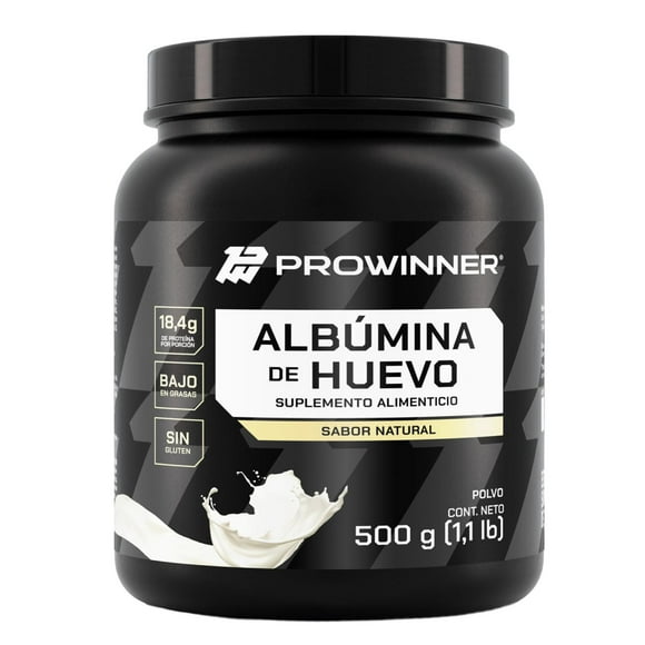 Albumina De Huevo 500 Grs Sin Sabor ProWinner PW-657
