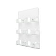 thumbnail image 5 of deflecto Six-Pocket Wall Mount Business Card Holder, Holds 480 2 X 3 1/2 Cards, Clear, 5 of 7
