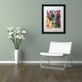thumbnail image 3 of Trademark Fine Art 'Boxer Luv' Canvas Art by Dean Russo, White Matte, Black Frame, 3 of 4
