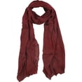 thumbnail image 1 of Verona Collection Womens Solid Hijab Bufanda Wrap, Rojo, Talla única, 1 of 1