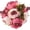 Dark Pink, variant on Silk Peony Bouquet Vintage Artificial Peonies Flower for Home Wedding Party Decor (1pcs, White)