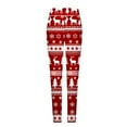 thumbnail image 4 of YOIAVAIOY Women's Christmas Leggings Wine Glass Print Tights Stretchy High Waisted Yoga Pants Buttery Soft Milk Silk Legging Multicolor S, 4 of 5