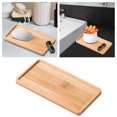 thumbnail image 6 of YWIYIUD 1PC Small Wood Tray, Organizer Tray for Kitchen, Serving, Rectangular Serving Trays forFood, Decorative Organizer for Kitchen Use Table Decorations 7×3.5×0.4inch, 6 of 8