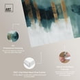 thumbnail image 3 of Teal Fog III Canvas Print Green Wall Art by Art Remedy, Gallery Wrapped, 30 x 20, 3 of 5
