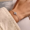 thumbnail image 2 of 14K Gold Plated Jewish Star of David Bracelet for Women 925 Sterling Silver Star Cubic Zirconia Link Charm Chain Bracelet Jewish Jewelry Birthday Gifts for Friend Daughter Mom, 2 of 11