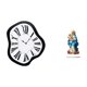thumbnail image 1 of Reloj de pared,Reloj de pared interior nórdico con números romanos,Letrero de mesa,Decoración de escritorio acrílica,rincón navideño,decoración del hogar,Decoración de fiesta Adorno de, 1 of 8
