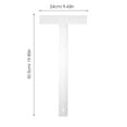 thumbnail image 2 of HOMEMAXS T Ruler Crafting Square T Square Ruler Portable T Square Ruler for Measuring Carpentry, 2 of 8
