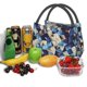 thumbnail image 3 of Fotbe Abstract Blue Squares Bolsa Térmica Portátil con Estampado, Bolsa de Entrega de Alimentos Aislada, Bolsa Reutilizable de Gran Capacidad para Comidas y Supermercado, 3 of 6