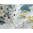 thumbnail image 4 of Ambesonne Nature Quilted Bedspread Set 3 Pcs, Colorful Flowers Leaf, Queen Size, Multicolor, 4 of 5