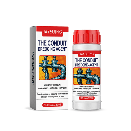 Quick Pipe Unclogger - Effective Drain Cleaner for Grease, Hair & Food Debris - 100g