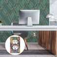 thumbnail image 6 of Yayeee Duplex Wall Plate 1-Gang 4.5"x2.7" Home Receptacle Light Switch Decorative Outlet Cover, Dark Floral, 6 of 7