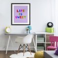 thumbnail image 3 of Stupell Industries Contemporary Life Is Sweet Gummies Black Framed Print Under Glass, 17 x 21, by LISH Creative, 3 of 8