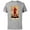 Athletic Heather, variant on Tarot Arcana Daredevil as the Justice Card - Short Sleeve Cotton T-Shirt for Adults - Customized-Natural