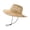 Khaki, variant on QSAWXQZ Unisex Full Mesh Boonie Hat Breathable Wide Brim Sun Cap with Adjustable Drawcord for Tropical Travel and Gardening Khaki M
