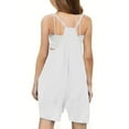 thumbnail image 4 of tarylea Girls Sleeveless Jumpsuits Spaghetti Strap Casual Romper Summer Shorts 1 Piece Outfits with Pockets, 4 of 5
