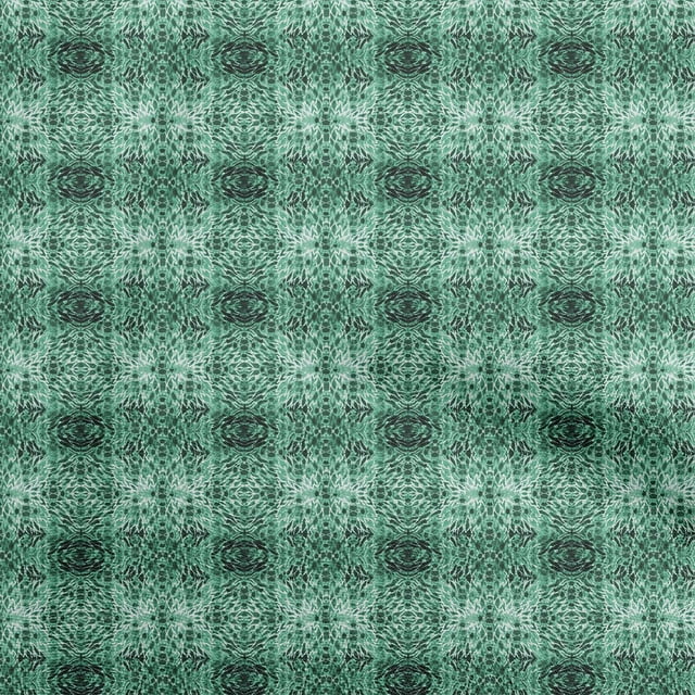 oneOone Cotton Poplin Twill Green Fabric Animal Sewing Craft Projects Fabric Prints By Yard 56 Inch Wide