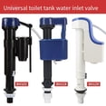 thumbnail image 4 of Valve d'Entrée de Réservoir d'Eau de Salle de Bain Raccords de Réservoir d'Eau de Toilette Valve d'Admission Valve de Remplissage de Toilette avec Convertisseur G1/2 BH102, 4 of 5