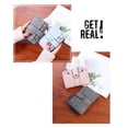 thumbnail image 4 of Cartera pequeña de piel suave para mujer con bloqueo RFID y tarjetero, 4 of 5
