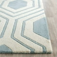 thumbnail image 4 of Safavieh Chatham 5' X 8' Hand Tufted Wool Rug in Blue and Ivory, 4 of 9