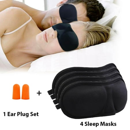 4 3d Soft Eye Sleep Mask With 1 Free Ear Plug Set Contoured Sleep 4 3d Soft Eye Sleep Mask With 1 Free Ear Plug Set Contoured Sleep