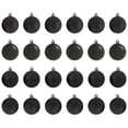 thumbnail image 2 of Northlight 24ct Shatterproof 4-Finish Christmas Ball Ornament Set 2.5" - Black, 2 of 8
