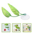 thumbnail image 1 of BESTYASH 2PCS Betta Fish Leaf Hammock Light Green PVC Betta Fish Accessories for Resting Bed, 1 of 8