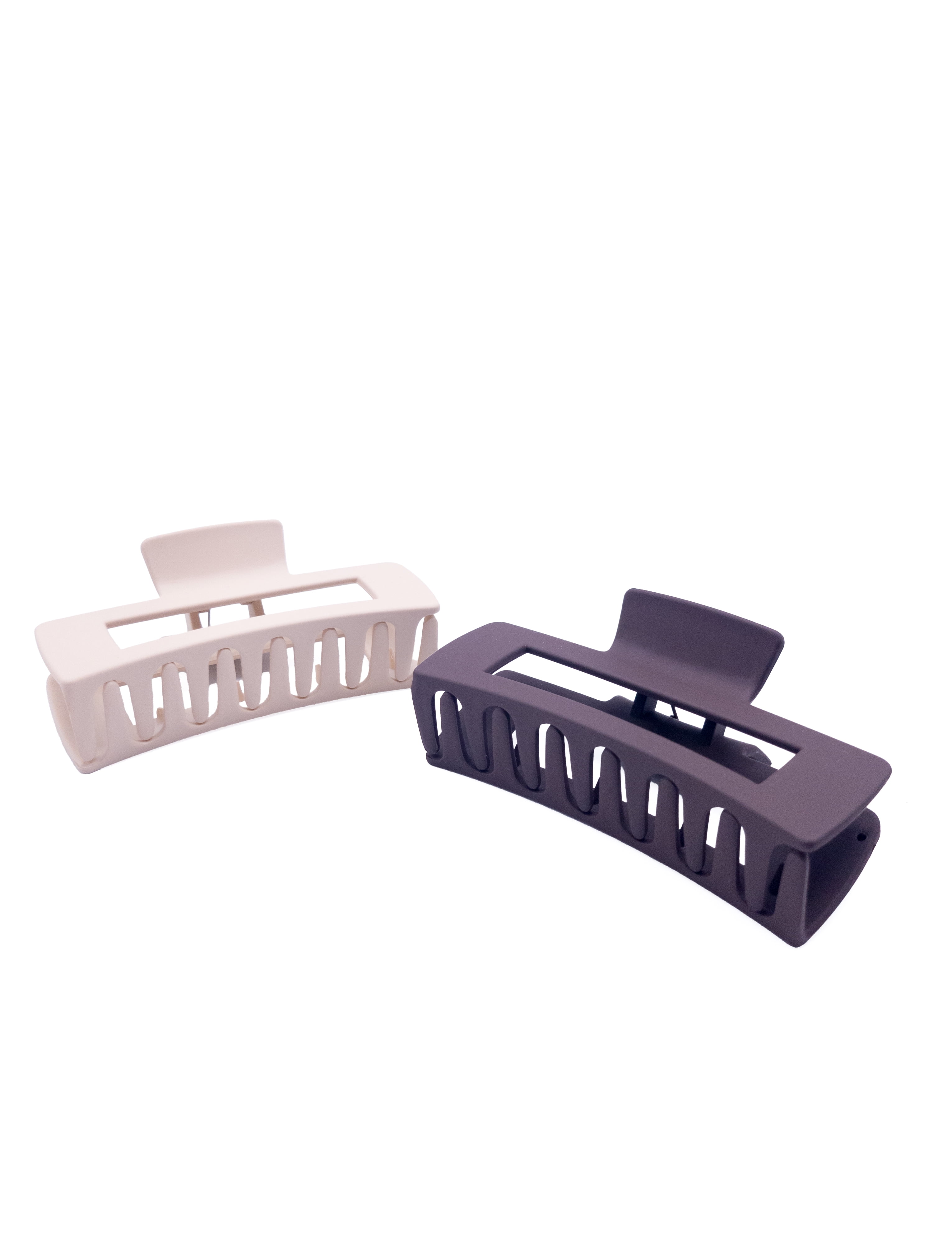 Time and Tru Hair Claw Clip Adult, Brown, (2-Pack)