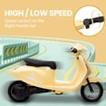 thumbnail image 4 of QinaQin Motocicleta eléctrica infantil de 24V tipo moped con asiento, luz LED, motor de 350W y diseño resistente al agua, ideal para niños grandes de 8 a 14 años, 4 of 7