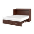 thumbnail image 4 of AFI Southampton Murphy Modern Solid Wood Full Bed Chest with Mattress in White, 4 of 6