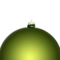 thumbnail image 2 of Vickerman 4" Juniper Green Shiny Ball Ornament, 6 per Bag, 2 of 3