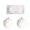 White, variant on Christmas Ornaments 9cm, Glitter Gold Christmas Ball Ornament Set 2-Pack, Decorative Hanging Pieces for Christmas Tree Wreath Festive Decor, Blue