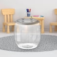 thumbnail image 2 of Langgg Tabouret de Rangement Multifonction pour Jouets Bacs de Rangement pour Jouets pour Salon Ménage Rond Gris, 2 of 8