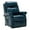 Navy Blue, variant on Bowery Hill Traditional Styled Faux Leather Lift Chair in Brown
