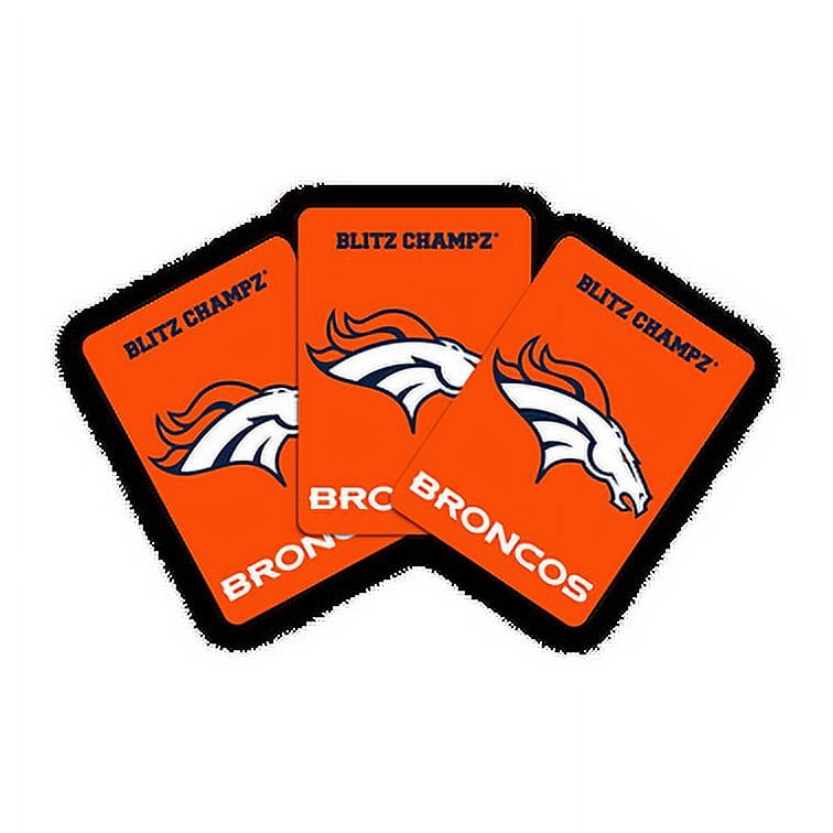 Blitz Champz Denver Broncos Card Game, Family Game for Adults & Kids, Easy-To-Learn Party Game