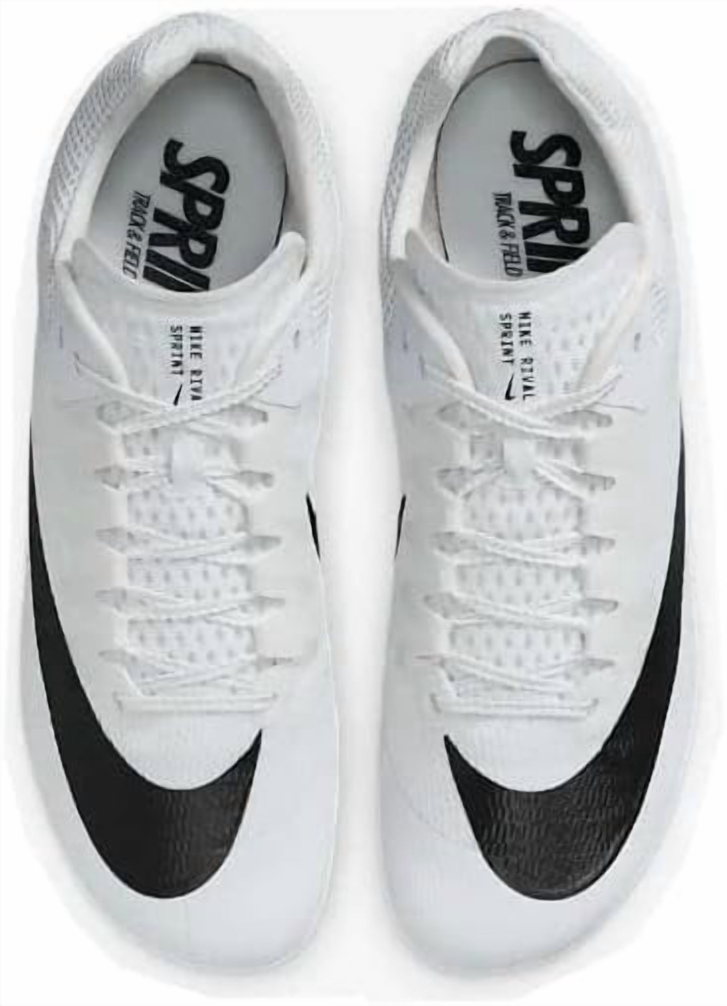 Nike Zoom Rival Sprint Track and Field Shoes nkDC8753 100 White/Black, us_Footwear_Size_System, Adult, Men, Numeric, Medium, Numeric_9_Point_5, 9.5