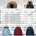 thumbnail image 4 of Zedker Men's Puffer Jacket Waterproof Winter Coat with Snorkel Hood Faux Fur Casual Warm Mens Winter coats Red XXXL, 4 of 5